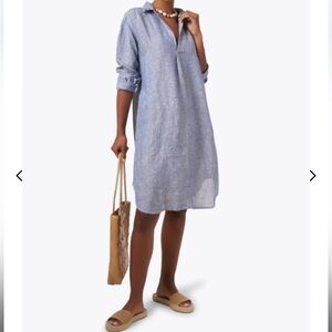 CP shades blue chambray Lara dress